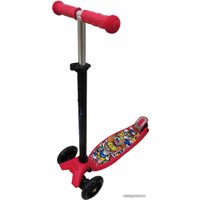 Трехколесный самокат Delanit Maxi (красный)