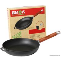 Сковорода Биол чугунная со съемной ручкой 26 см