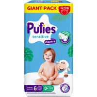 Подгузники Pufies Sensitive Extra Large 13+ кг (62 шт)
