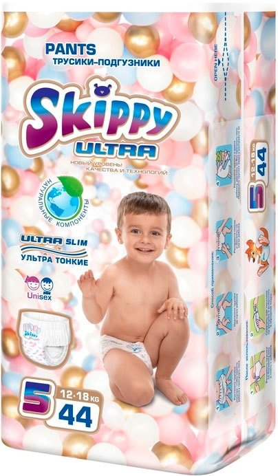 

Трусики-подгузники Skippy Pants Ultra 5 Junior (44 шт)