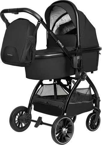 Универсальная коляска Farfello Camille Comfort 2 в 1 CMC (черный)