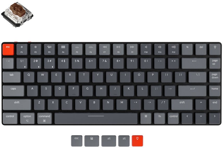 

Клавиатура Keychron K3 V2 RGB K3-B3-RU (Gateron Low Profile Brown)