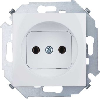 Розетка Simon 1591431-030 (белый)
