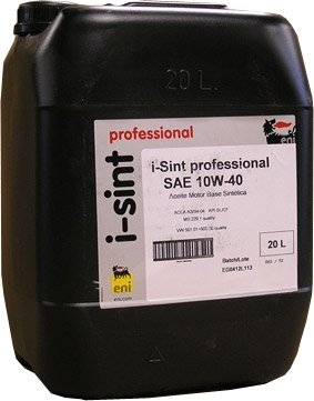 

Моторное масло Eni i-Sint Professional 10W-40 20л