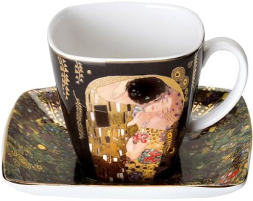 

Чашка с блюдцем Goebel Porzellan Artis Orbis/Gustav Klimt Поцелуй 66-884-72-7