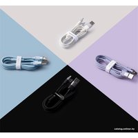 Кабель Baseus One-For-Three Fast Charging Data Cable 3.5A USB Type-A - USB Type-C/microUSB/Lightning (0.5 м, белый)