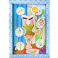 Магнитная доска Десятое королевство Магнитные истории. Учим время! 01657