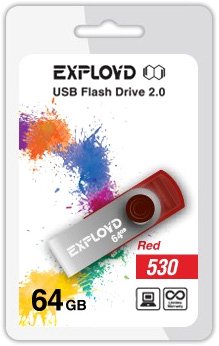 

USB Flash Exployd 530 64GB (красный) [EX064GB530-R]