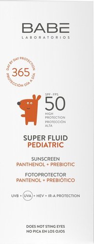 Крем солнцезащитный Laboratorios BABE Детский Super Fluid Pediatric Sunscreen SPF50 (50 мл)
