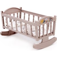 Кроватка для кукол Полесье Кроватка-качалка №4 24026 (темно-кремовый)