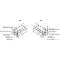 Ванна Radomir Прованс 170х75 1-01-0-0-1-193