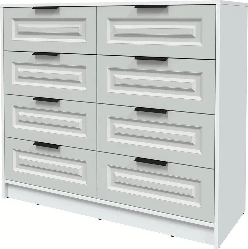 

Комод Интерлиния Концепт КТ-К117 Деко (белый платинум/грей)