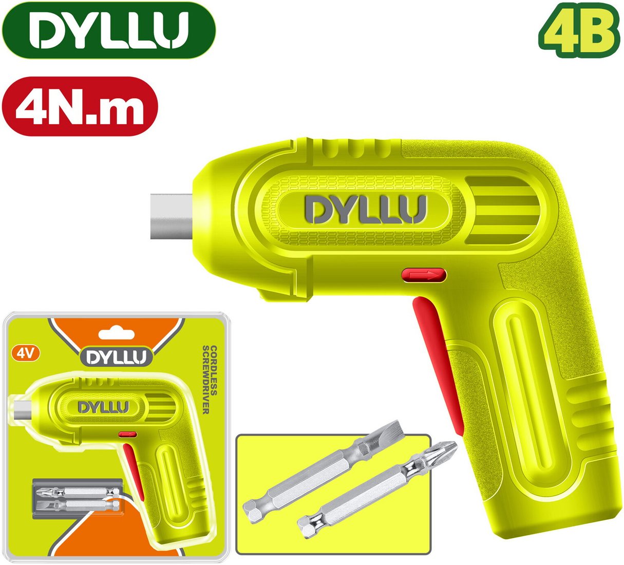 

Электроотвертка Dyllu DTCV4628 (с АКБ)