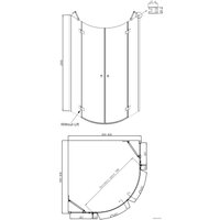 Душевой уголок Ambassador Set 12011101-ST2