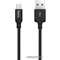 Кабель Hoco X14 microUSB (1 м, черный)