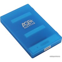 Бокс для накопителей 2.5" AgeStar 3UBCP1-6G (голубой)
