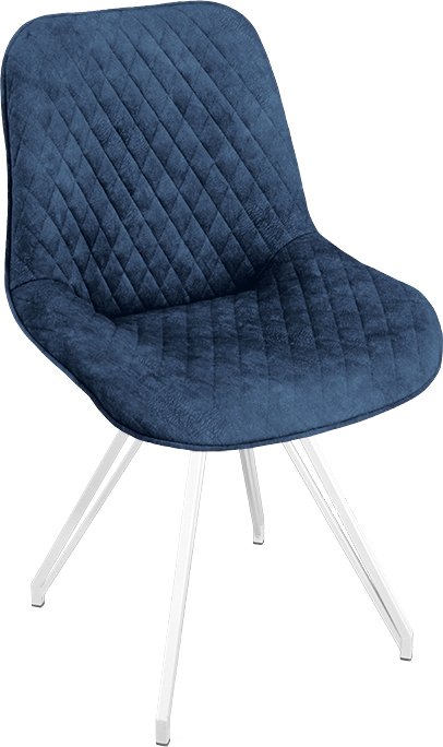 

Стул Трия Оливер К4 (белый матовый/микровелюр Wellmart Blue)