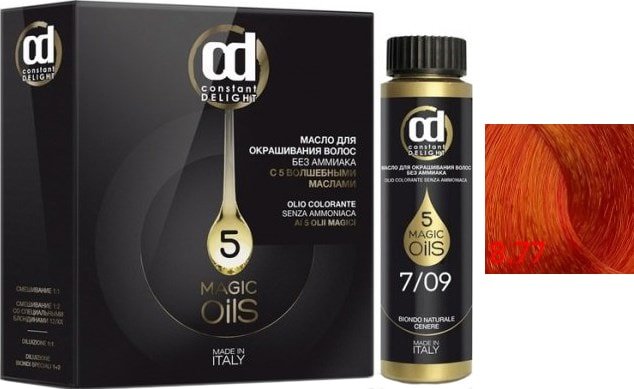 

Масло для окрашивания Constant Delight Olio-Colorante без аммиака 8.77 огненно-красный