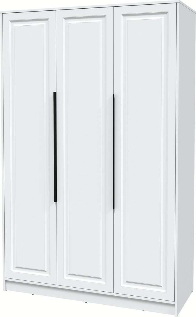 

Шкаф распашной Интерлиния Концепт КТ-Ш3 Деко (белый платинум/белый)