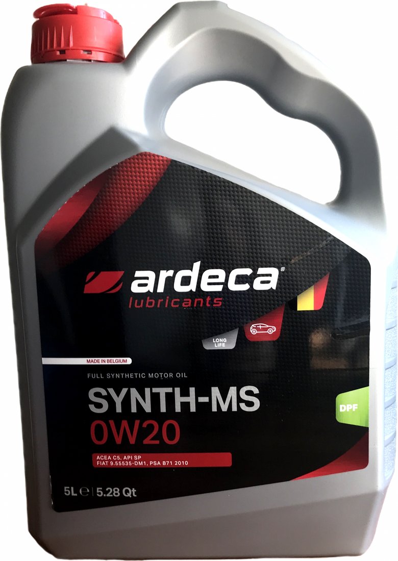 Моторное масло Ardeca Synth-MS 0W-20 5л