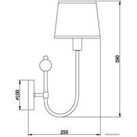 Бра Vele Luce VL1933W01