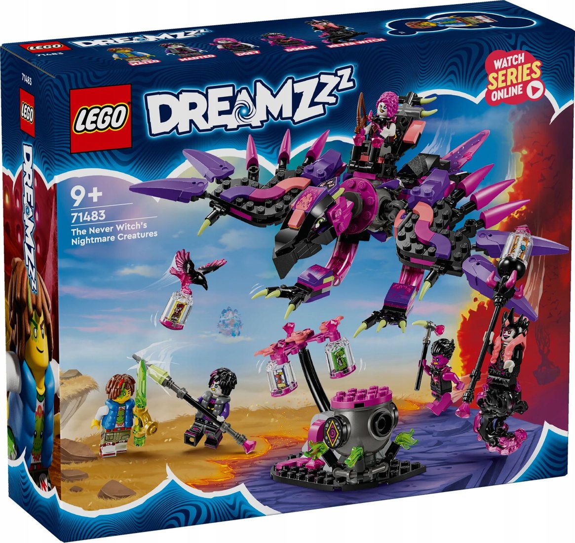 

Конструктор LEGO DREAMZzz 71483 Кошмарные создания Невервич