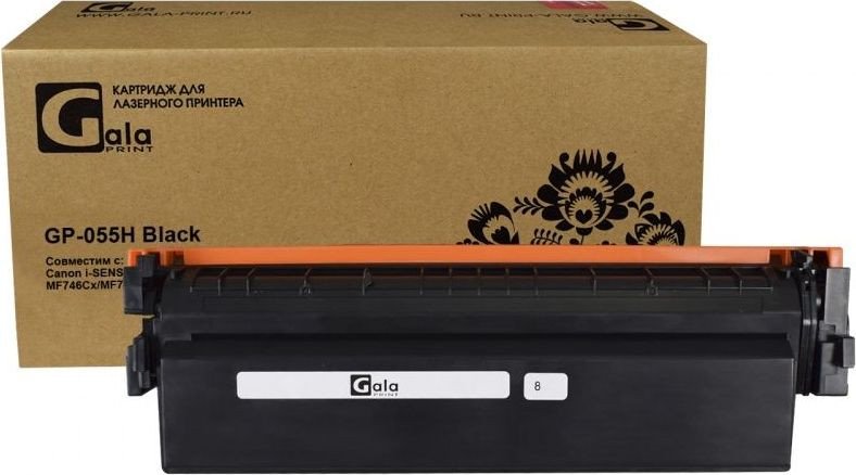 

Картридж Gala-print GP-055H (аналог Canon 055H_BK)