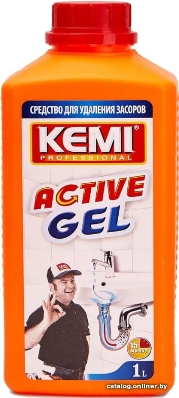 Средство для сантехники Kemi Professional Active Gel 1 л