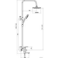 Душевая система  Fmark FM2402