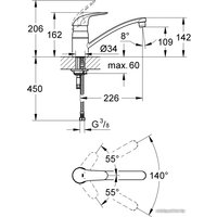 Смеситель Grohe Euroeco 32750000