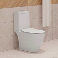 Унитаз напольный Керамин Бари R (Бергамо Slim с микролифтом, 2-режимный слив) в Могилеве