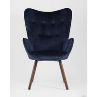 Стул Stool Group Гранд KAS (вельвет синий)