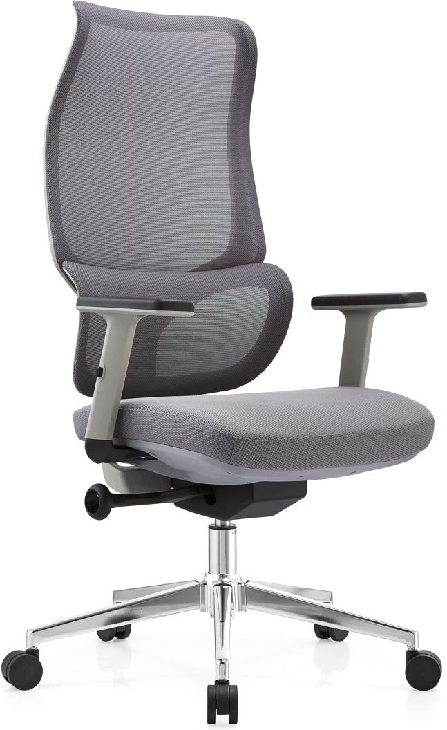 Офисное кресло SitUp Sakura Grey Chrome (сетка Grey/Grey)