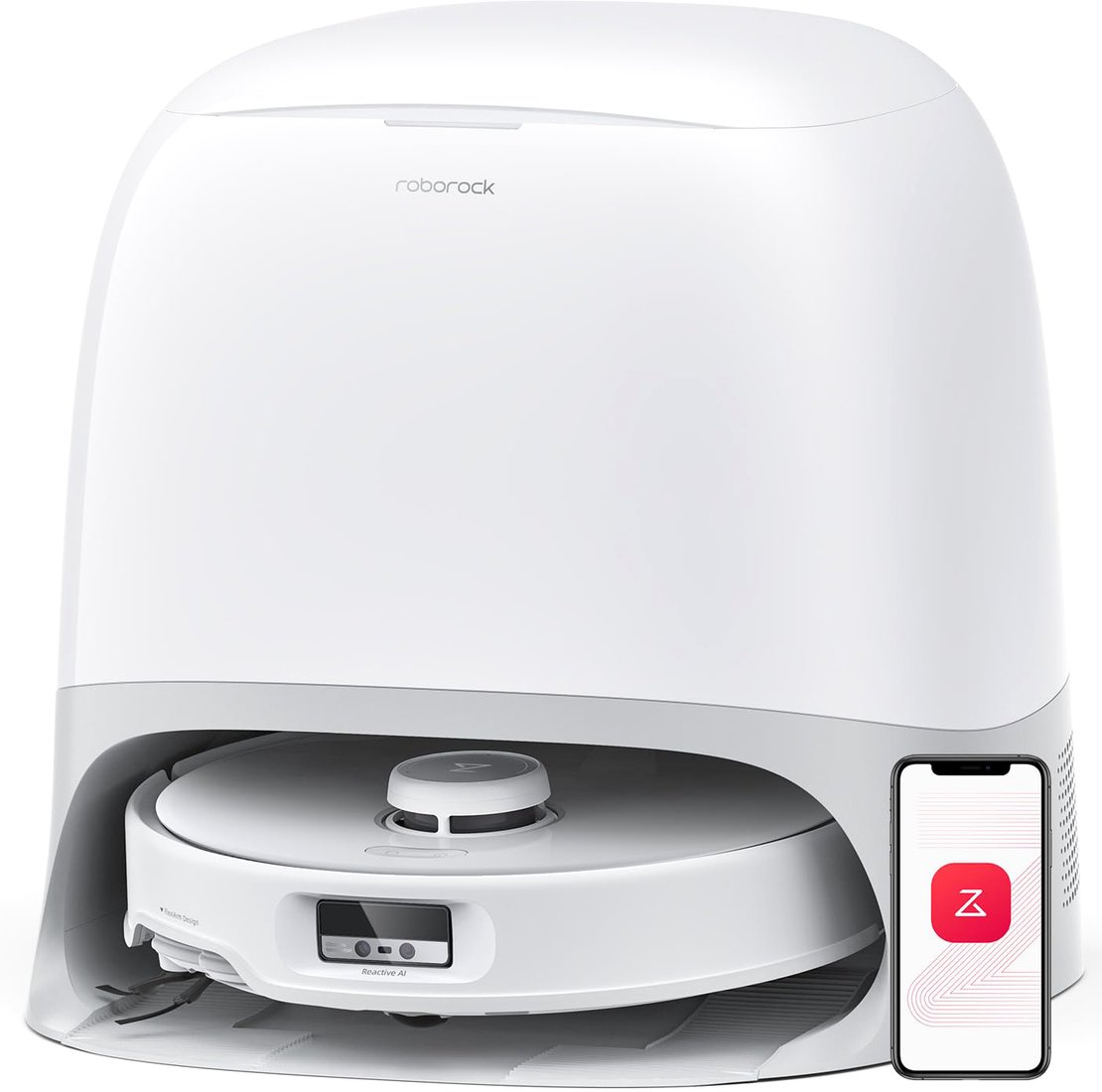 

Робот-пылесос Roborock Qrevo Curv V10VIV QRC02-02 (с русской озвучкой, белый)