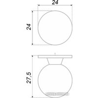 Ручка мебельная Boyard RC006CP.4