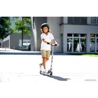 Двухколесный детский самокат Micro Sprite LED (серебристый)