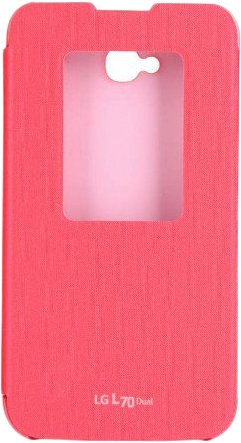 

Чехол для телефона LG QuickWindow для LG L70 Dual (розовый)