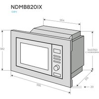 Микроволновая печь Konigin NDMB820IX
