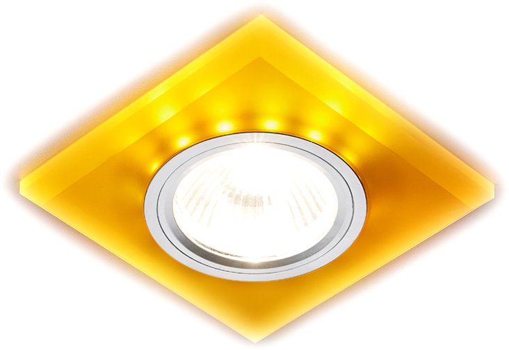 

Точечный светильник Ambrella light S215 WH/CH/YL MR16+3W LED yellow (матовый/хром)