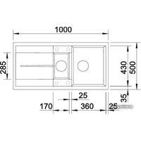 Кухонная мойка Blanco Metra 6 S 513047 (жасмин)