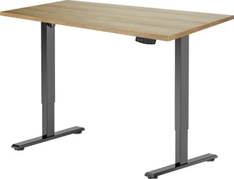 Стол с регулировкой высоты ErgoSmart Electric Desk Light 1200х650х25 мм (дуб натуральный/черный)