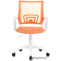 Компьютерное кресло Brabix Fly MG-396W 532402 (белый/сетка оранжевая TW-38-3/Giraffe)