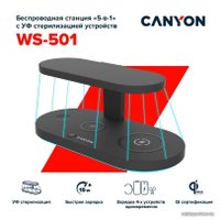 Беспроводное зарядное Canyon WS-501
