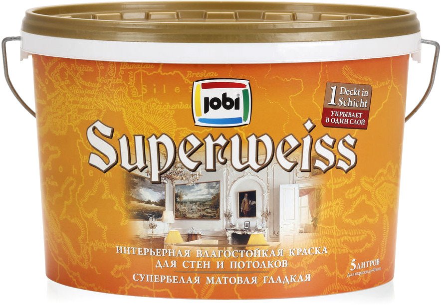 Краска Jobi Superweiss (5 л)