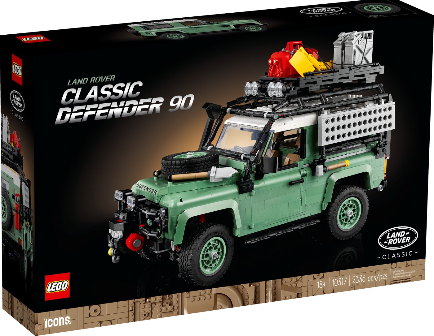 

Конструктор LEGO Icons 10317 Land Rover Classic Defender 90