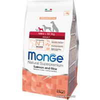 Сухой корм для собак Monge Mini Adult Salmon and Rice 7.5 кг