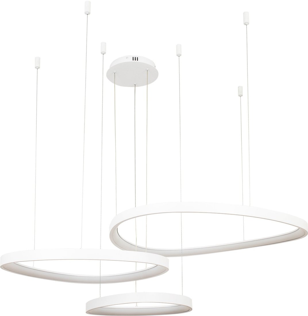 

Подвесная люстра LED4U L8805-800-650-450 WH