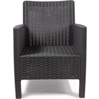 Кресло ВПМ Ротанг 6199088 (темно-серый)