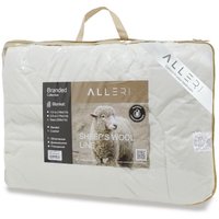 Одеяло Alleri Тик Облегченное 145х210 (овечья шерсть)
