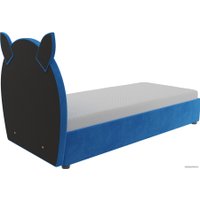 Кровать Mebelico Бриони 820х1880 (велюр, голубой)